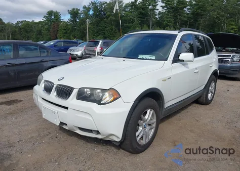 2006 BMW X3 3.0I z USA, uszkodzony, nr VIN WBXPA93446WG79376